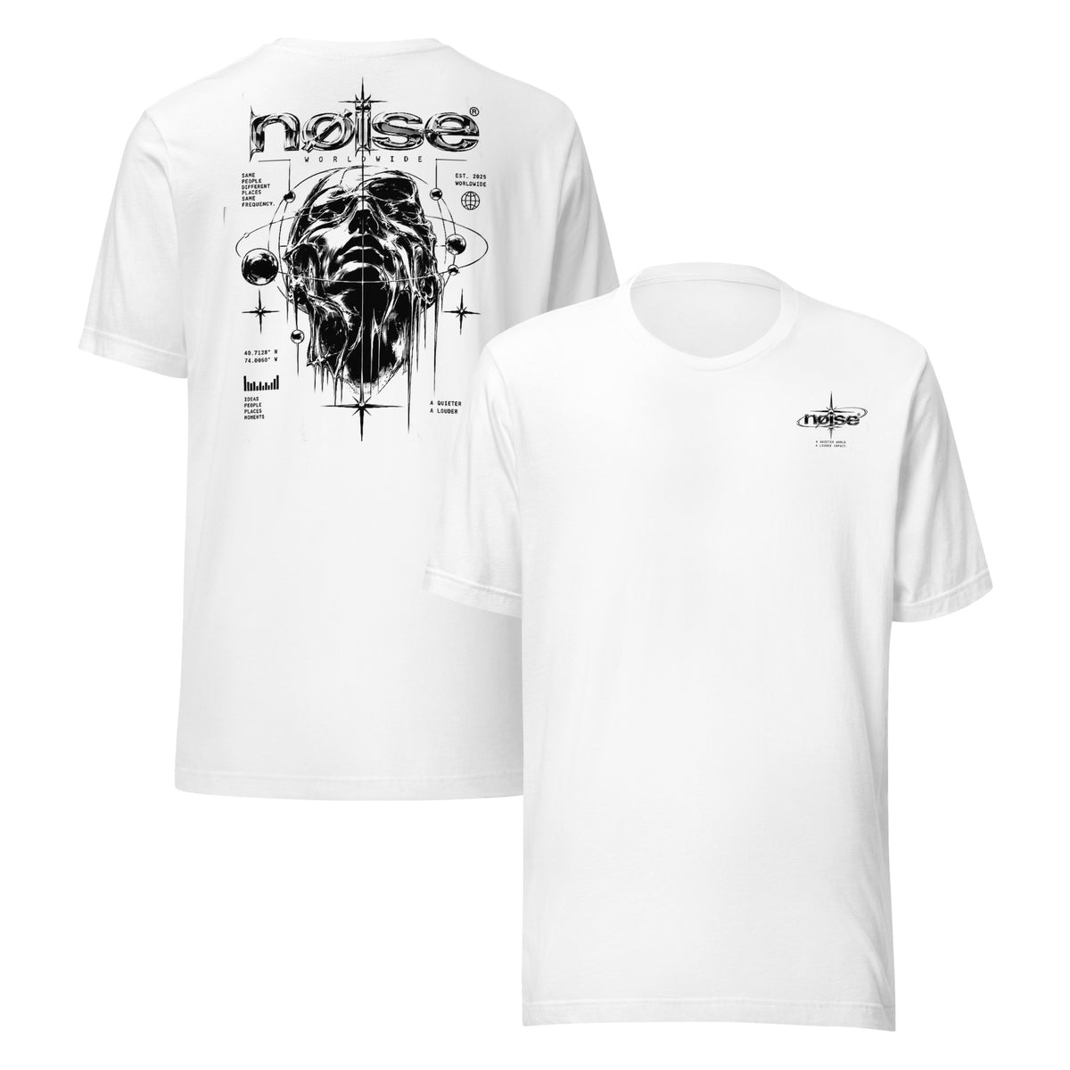 Noise "Ghost" Tee White
